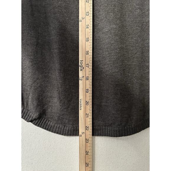 Women’s Brown Sweater Short Sleeve Cowl Neck Cropped Sz S Fall Classic NWT - Picture 14 of 14